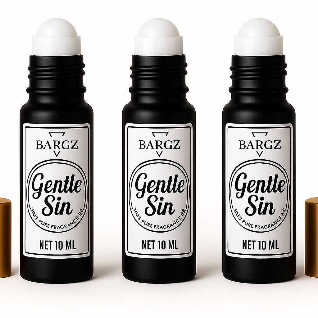 3 Pack Bundle - Gentle Sin | 10ml Roller Glass Bottle | When Confidence Smells Like This (for Women)