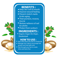 Argan Carrier Oil  Sample 3.69 ml (1 Per Customer)