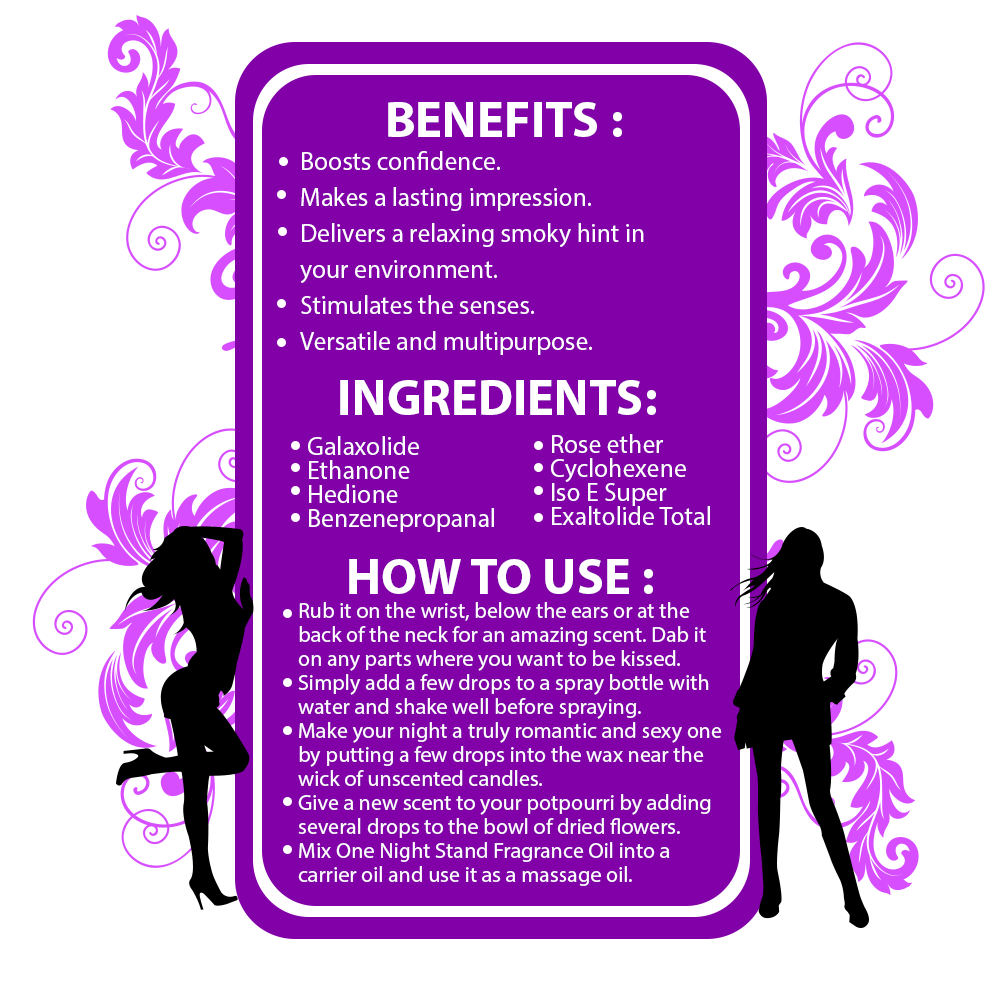 ONE NIGHT STAND Fragrance Oil For Women - Sample 3.69 ml (1 Per Customer)