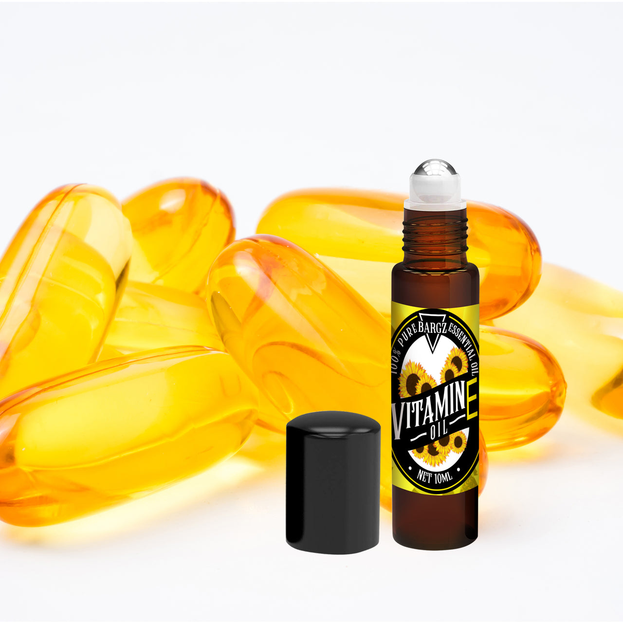 Vitamin E Oil, Glass Amber Bottle, Therapeutic, Classic Oil - Roll On Bottle [10 ML]