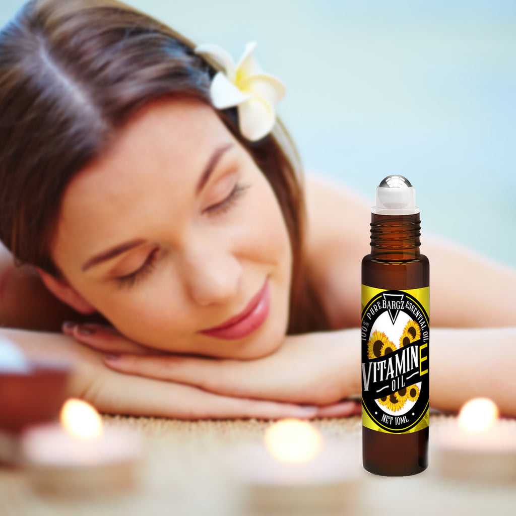 Vitamin E Oil, Glass Amber Bottle, Therapeutic, Classic Oil - Roll On Bottle [10 ML]