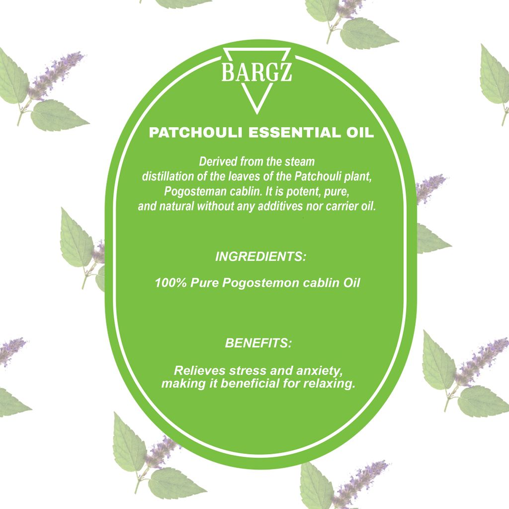 PATCHOULI Fragrance Oil Sample 3.69 ml (1 Per Customer)