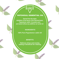PATCHOULI Fragrance Oil Sample 3.69 ml (1 Per Customer)