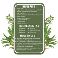 Tea Tree Essential Oil Sample 3.69 ml (1 Per Customer)